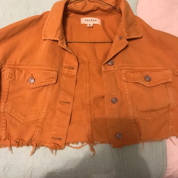 Pacific Sunwear Jackets & Blazers - Cropped mustard jacket!